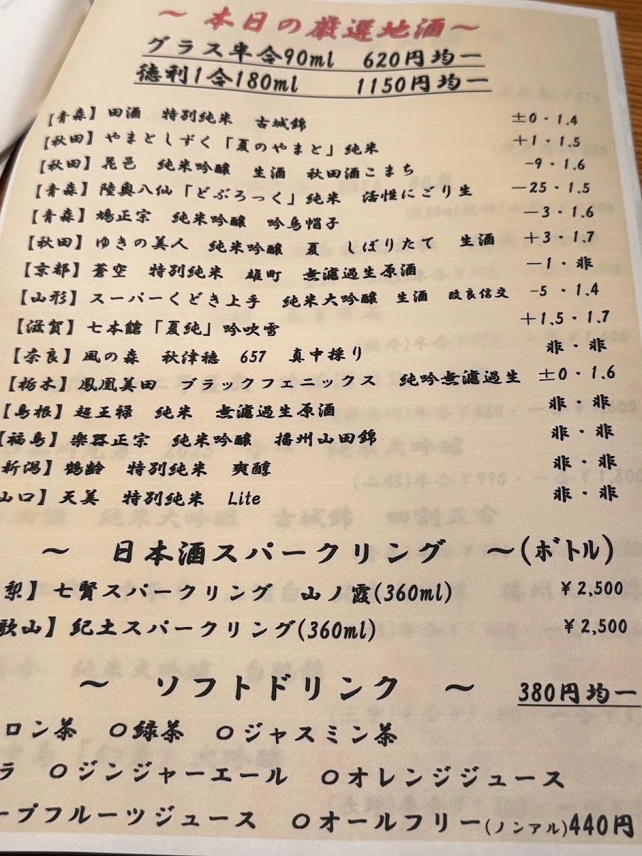 旬彩旬酒 楽土 大井町 メニュー写真 3
